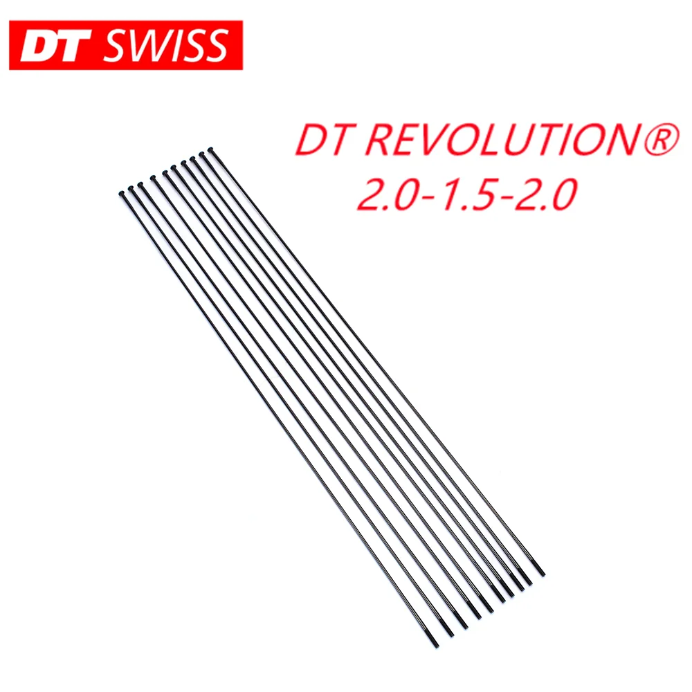 Велосипедные спицы Dt Swiss Revolution 2 0-1 5-2 0 круглые тянущиеся черные легкие различных