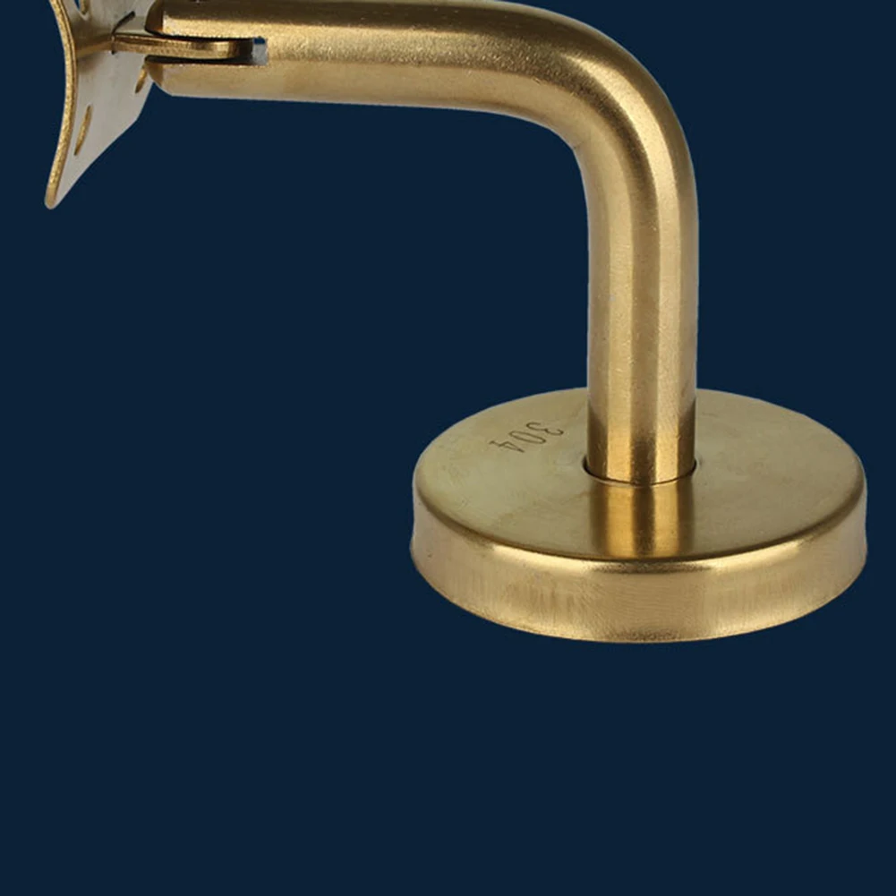 Золотые кронштейны для лестничных перил настенный кронштейн из нержавеющей