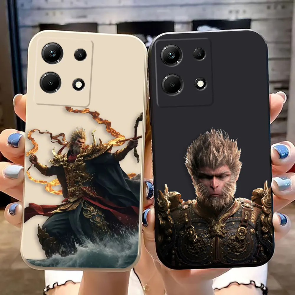 Черный миф W-Wukong чехол для телефона Infinix TECNO CAMON 17 15 16 pouviили 4 NEO SPARK 10 6 GO 7 7T F6P 30C LC7 POWER2