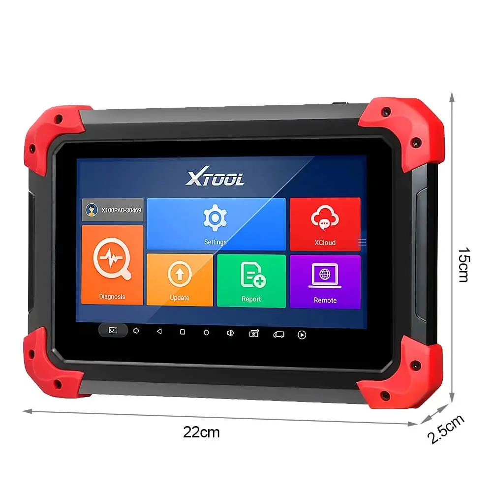XTOOL X100 PAD PLUS Диагностический инструмент для программирования ключей Адаптер EEPROM