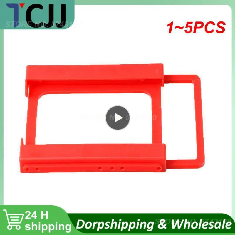 

Однотонный жесткий держатель для ноутбука, ПК, SSD, держатель-подставка из пластика Красного цвета, Прямая поставка 3,5, от 1 до 5 шт. до 2022 дюймов