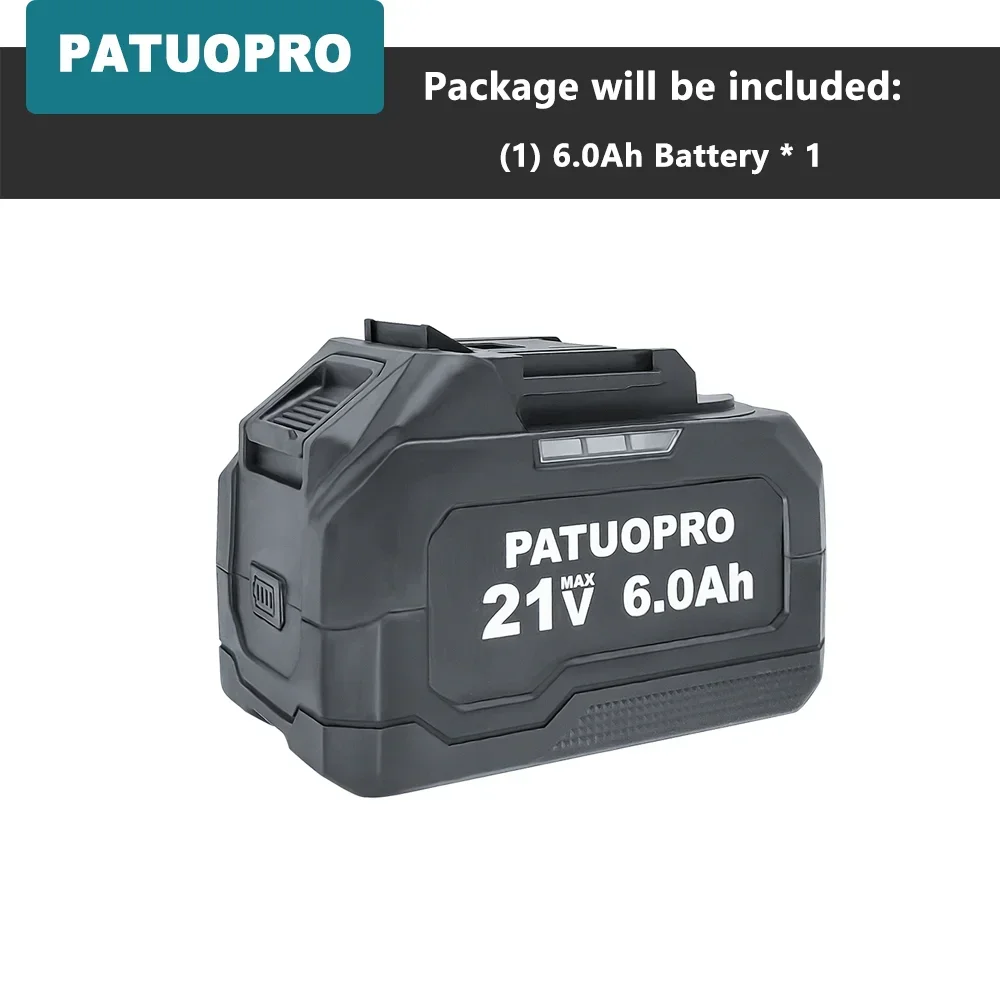 

PATUOPRO Литиевые аккумуляторы для Makita 18В 2.0/4.0/6.0 Ач
