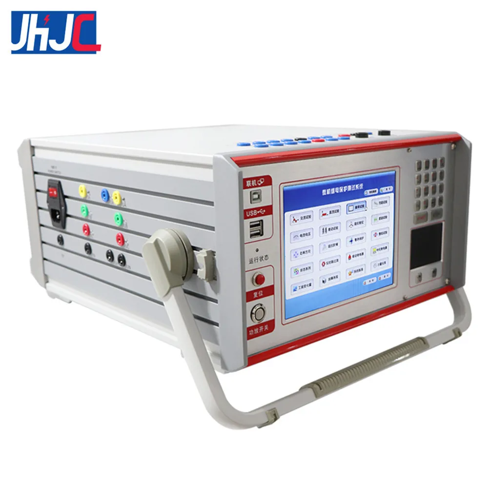 

3 Phase Protection Relay Tester Relay Protection Analyzer Three Phase Secondary Current Injection Test Meter With Microcomputer