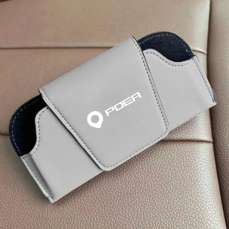 

Чехол для автомобильных очков, держатель из искусственной кожи, многофункциональный зажим для GWM Great Wall POER m4, Steed Jims Tang 300