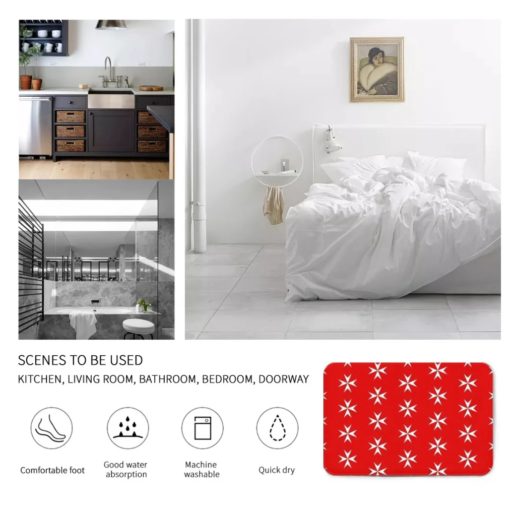 Детский комбинезон-комбинезон с Мальтийским флагом одежда для пижамы ковер