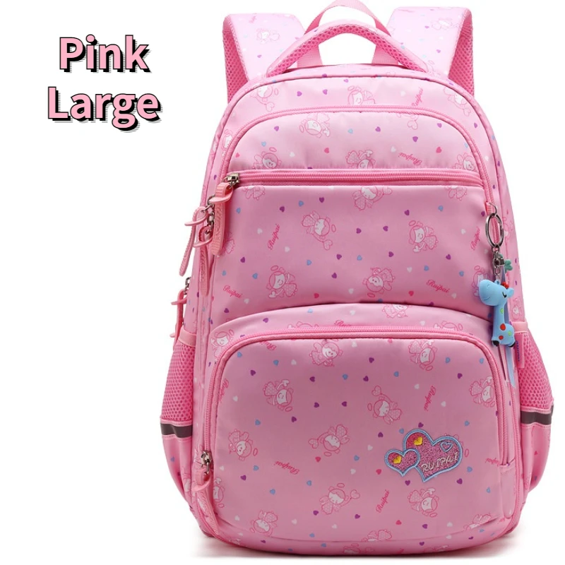 Primary School Students Backpacks Light Flip Children Large Capacity Lovely Waterproof Backpack for Girl Boy