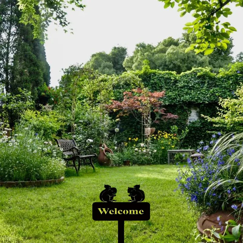 Металлический Садовый Кол Украшение В Виде Животного Персонализированный