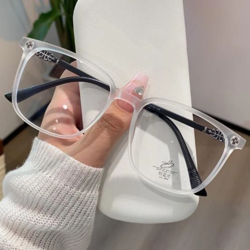 НОВЫЕ модные простые прямоугольные очки для женщин чтения из смолы