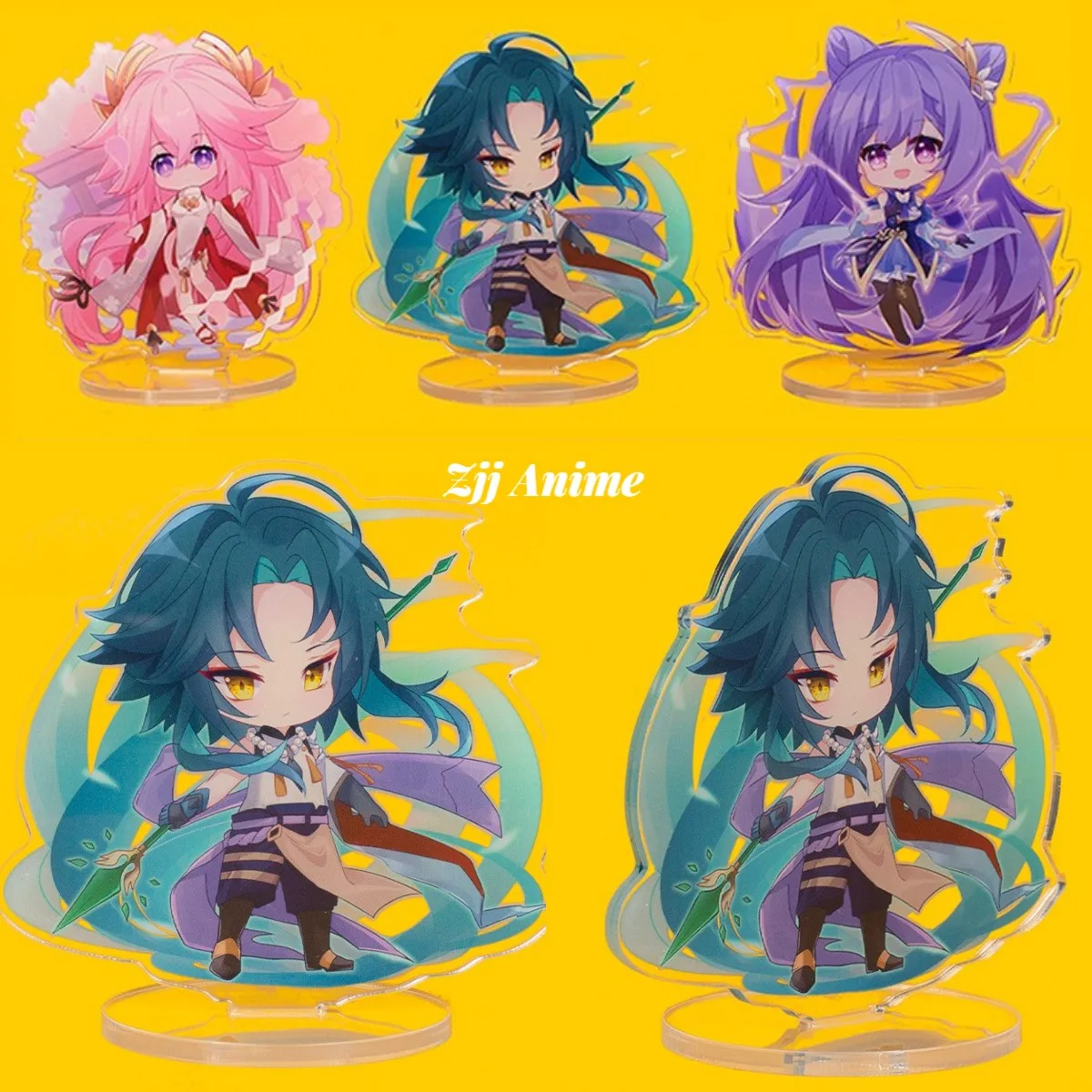 

Anime Figure Genshin Impact Yae Miko Ayato Ganyu Arataki Itto Acrylic Model Plate Desk Decor Standing Sign Keychain Fans Gifts