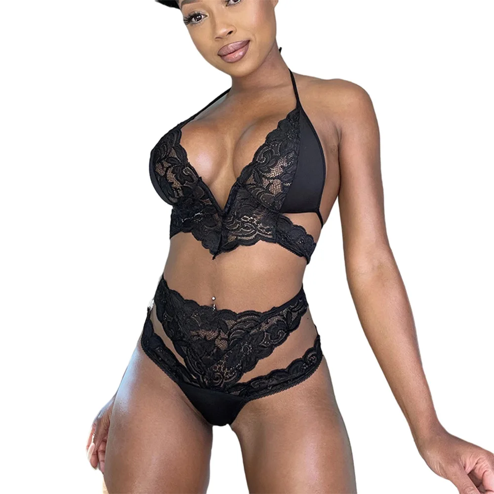 

Perspective Lace Stitching with Steel Ring Sexy Extreme Temptation Lingerie Passion Hot Comfortable Suit Ladies Exotic Apparel