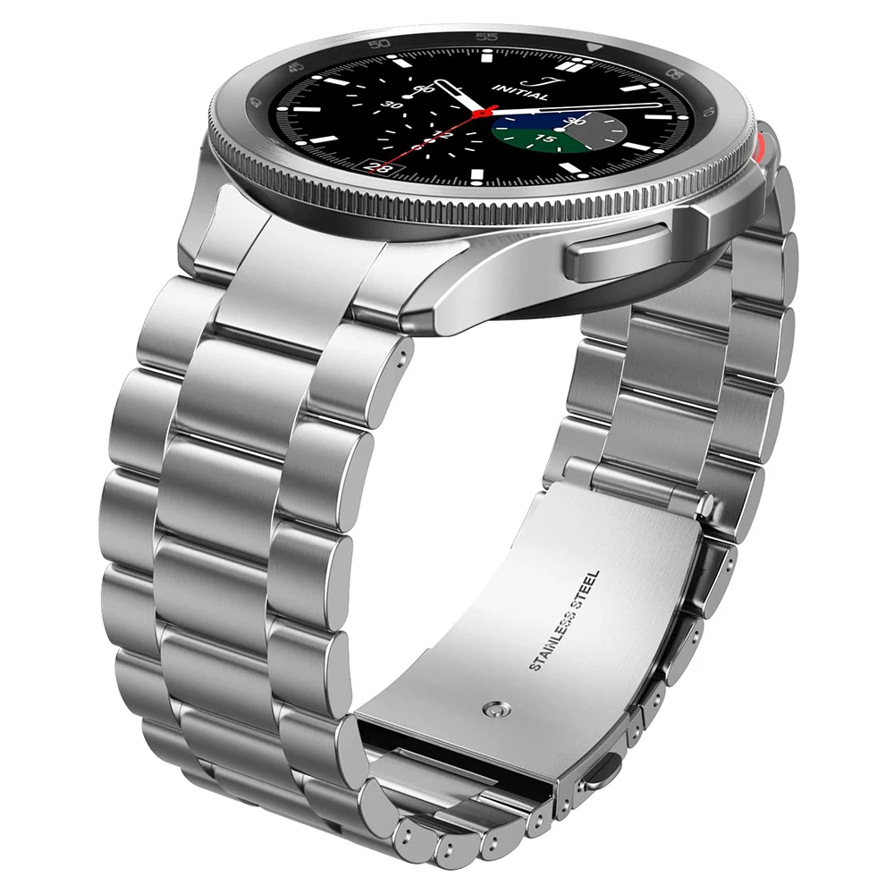 No Gaps Stainless Steel Metal Strap For Samsung Galaxy Watch 5 Pro/44mm 40mm/Watch4 Classic 46mm 42mm Smartwatch Band Bracelet