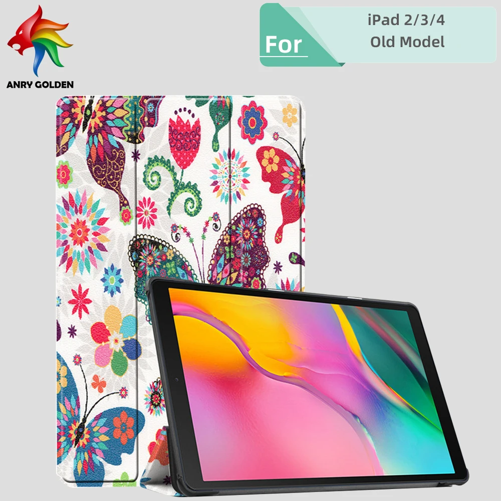 

Case for iPad 2/3/4 (Old Model) Ultra Slim Lightweight Trifold Stand Smart Auto Sleep/Wake Cover for iPad 2nd/3rd/4th Generation