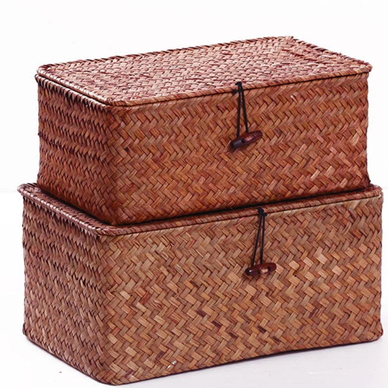 Горячая Распродажа 3 в 1 плетеная корзина для морской травы |