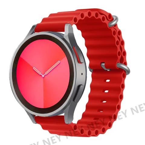 Ремешок Ocean для Samsung Galaxy Watch 6 4 Classic 42/46 мм 43/47 мм 5 Pro 45 мм, спортивные Смарт-часы Correa, часы 4 5 6 44/40 мм