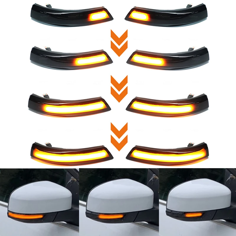 

Sequential Flashing Lamp Dynamic Blinker For Mondeo MK4 EU LED Turn Signal Light For Ford Focus 2 MK2 Focus 3 MK3 3.5