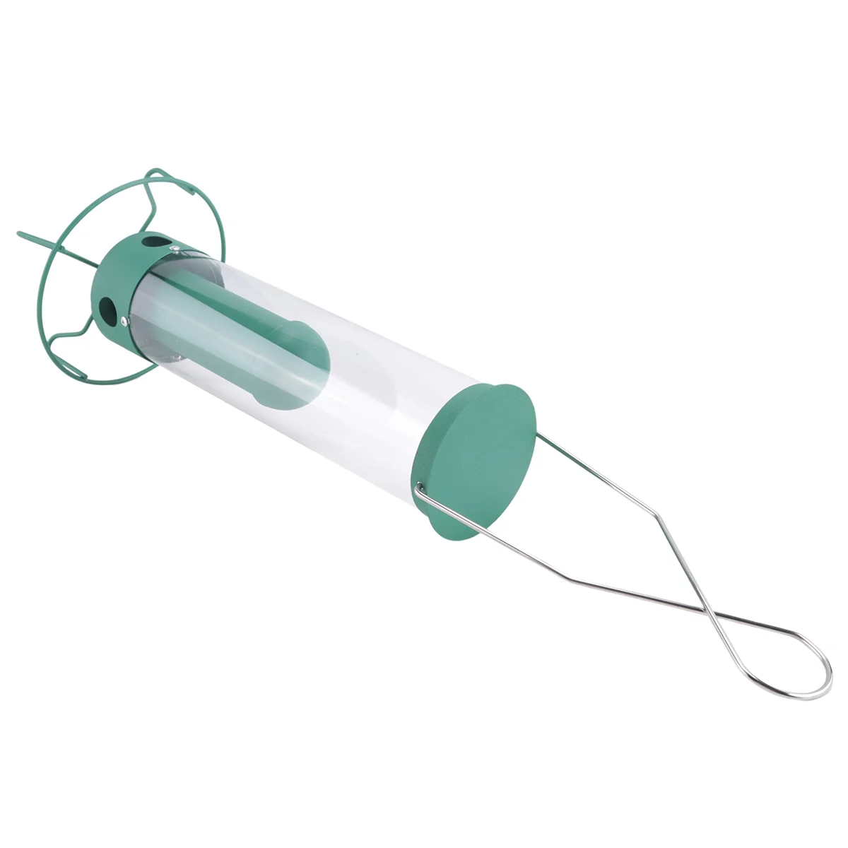 Уличная кормушка для птиц с защитой от белки подвесная несколькими отверстиями