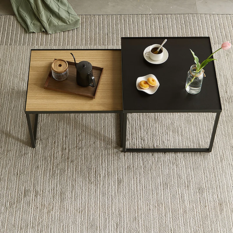

Designer Moving Nordic Living Room Coffee Table Small Tray Metal Frame Cofee Tea Table Bed Minimalist Mesa Pegable Furniture