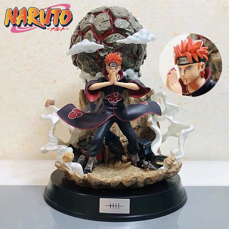 

24cm Naruto Pain Anime Figure GK Rikudou Chibaku Tensei Statue PVC Action Figurine Collectible Model Toys Decoration Ornaments