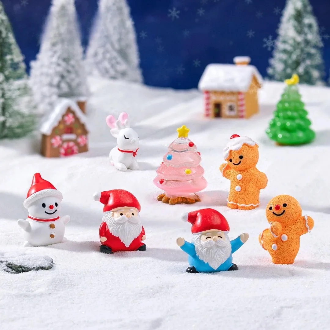 Миниатюрные фигурки Рождества из канифоли