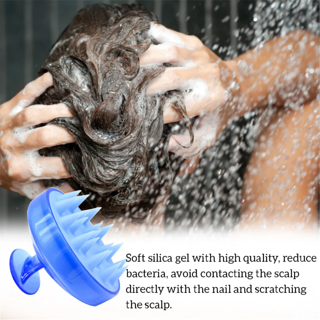 

Силиконовый шампунь для кожи головы Массажер для волос шампунь Массажная расческа для ванны Массажная щетка для кожи головы Массажер для в...