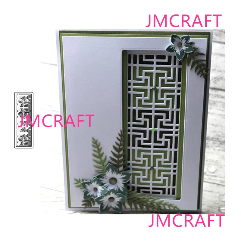 

JMCRAFT 2022 новые прямоугольные линии фона металлические Вырубные штампы Сделай Сам скрапбукинг ручной работы бумажные крафтовые металлически...