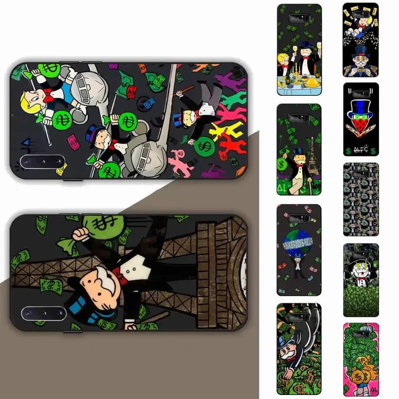 

Cartoon Dollar Monopolys Phone Case for Samsung Note 5 7 8 9 10 20 pro plus lite ultra A21 12 72
