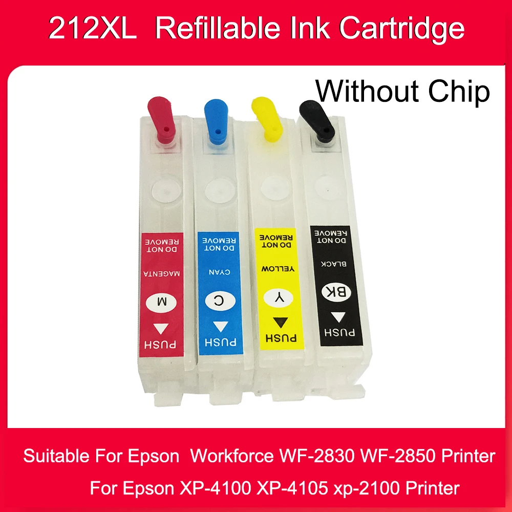 

einkshop 212XL Empty Cartridges Epson Expression Home XP-4100 XP-4105 WorkForce WF-2830 WF-2850 Epson XP-3100 XP-2100 WF-2810