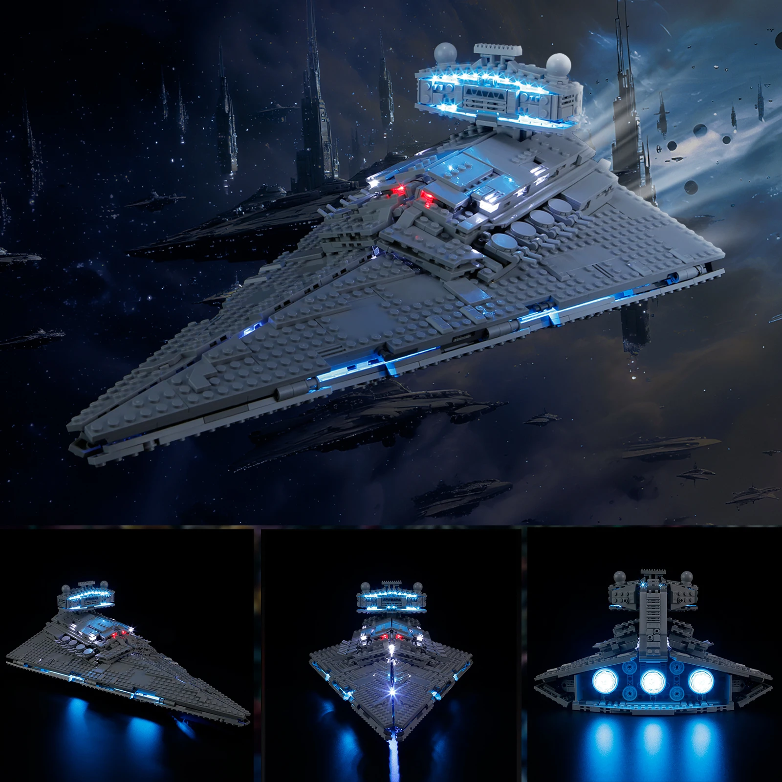 Светодиодный светильник HPROSPER для LEGO 75394 Imperial Star Destroyer