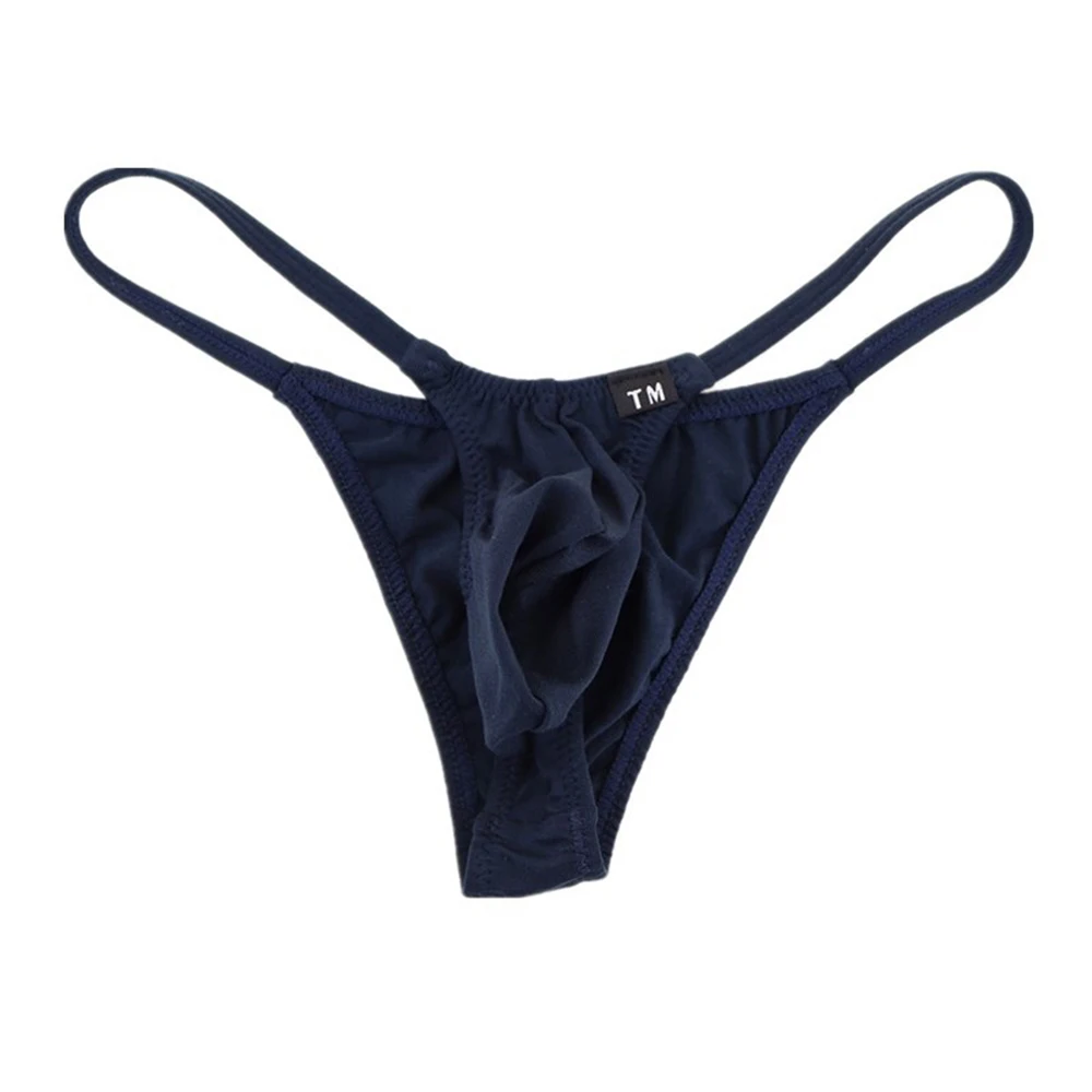 Men's Thongs String Homme U Pouch Male Briefs Underwear T-Back Ultra Thin Breathable Thong Low Rise Panties Elasticity Underpant