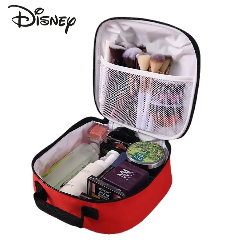 Disney Mickey New Makeup Bag Fashionable High Quality Multi Functional Wash Bag Large Capacity Waterproof Portable Storage Bag