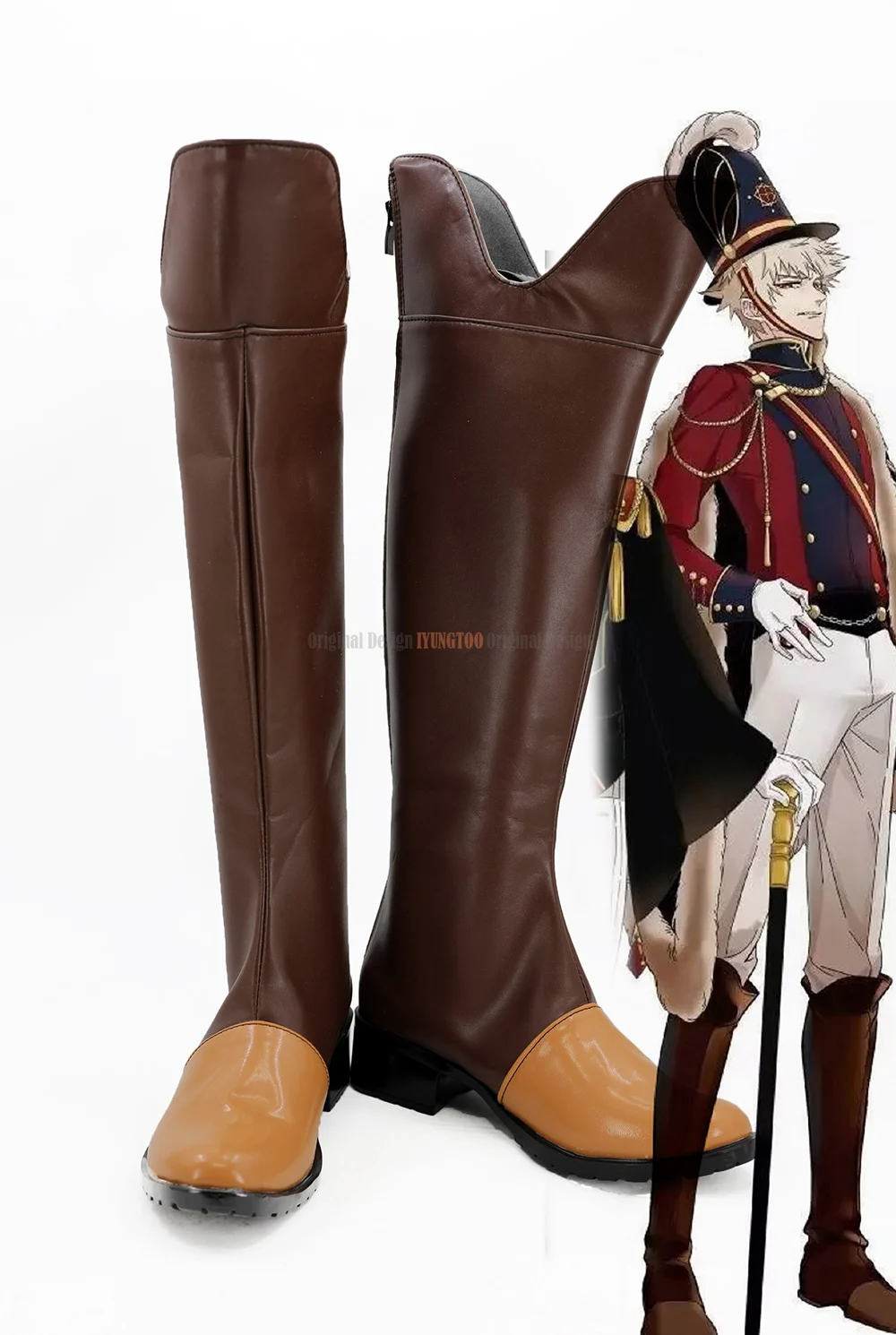 

Bakugou костюм кацуки для косплея мой герой Академии Bakugou костюм кацуки для косплея ботинки для костюмированной вечеринки Boku без герой обувь коричневого цвета; Индивидуальный заказ