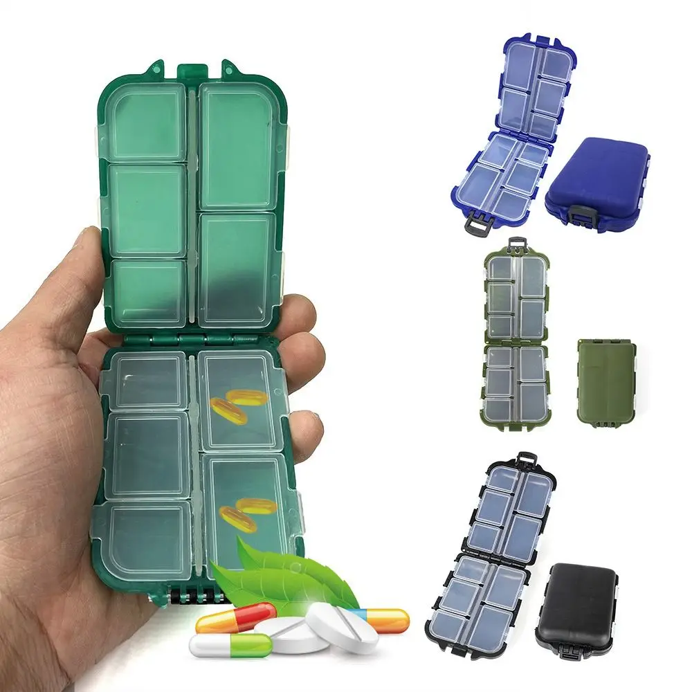 

Пластиковый диспенсер для таблеток, 10 отделений