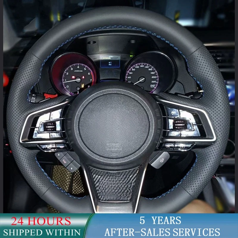 

Оплетка на руль экокожа для Subaru Forester 2019 Ascent 2019 Crosstrek 2018-2019