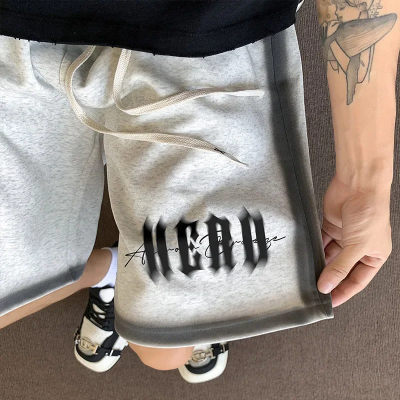 Мужские свободные летние спортивные брюки в американском стиле повседневные