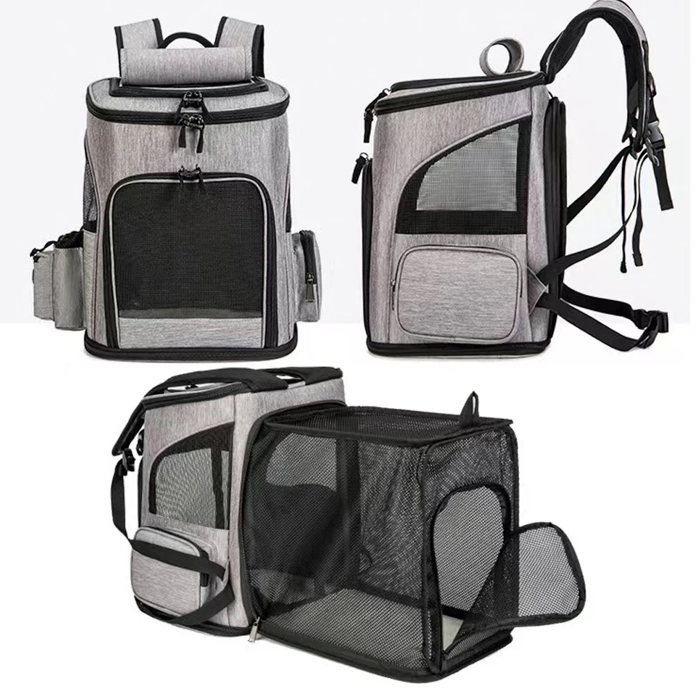 

Expandable Cat Backpack Breathable Outgoing Travel Backpack Carrier For Cats Small Dogs Carry Transport Cat Backpack Accessories