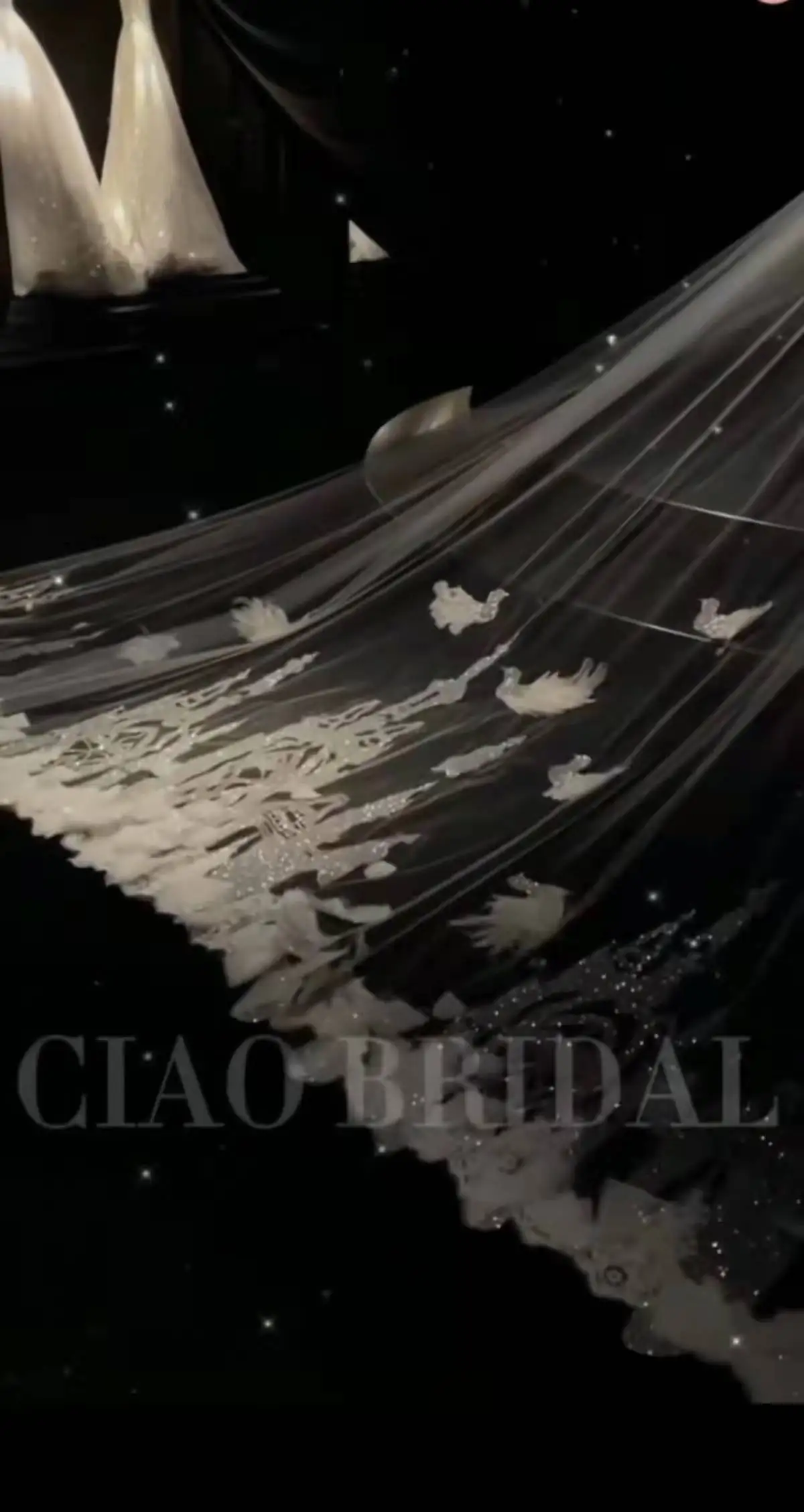 

Luxury One-Layer Wedding Veil Lace EdgeTulle Veil for Bride with Steel Comb MM2022