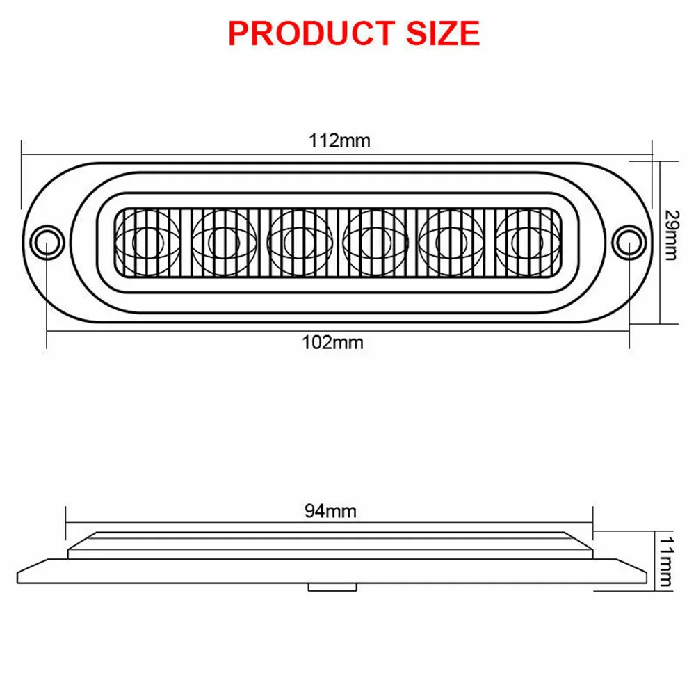 

4pcs Truck Trailer Side Marker Indicators Light Car 12V 24V White Red 4 LED Lights Warning Lamp Car Accessories