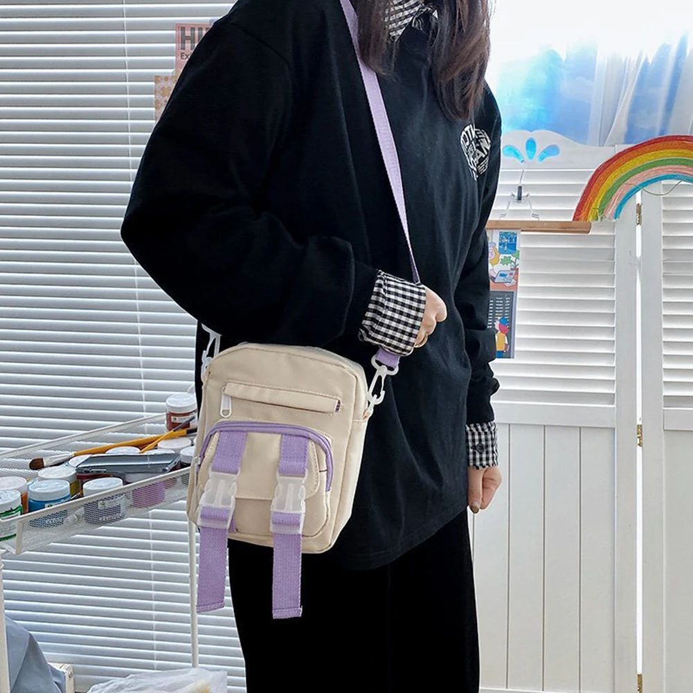 

Simply Crossbody Bags Multi-pocket Hit Colour Shoulder Messenger Bag Lady Fashion Travel Small Handbags for Women 2020