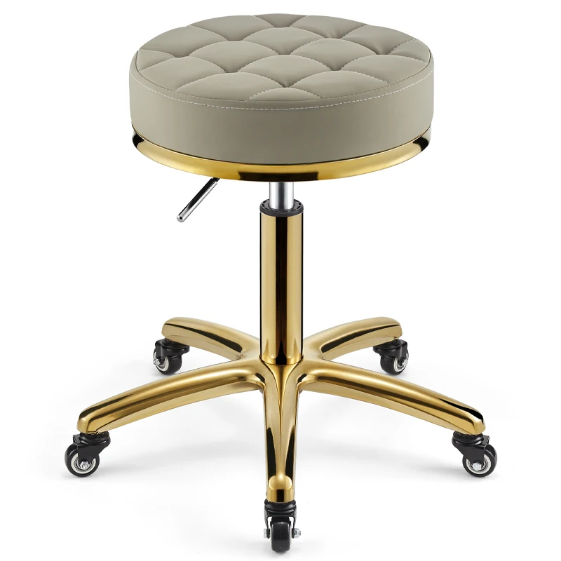 Вращающийся стул для парикмахерской из нержавеющей стали |