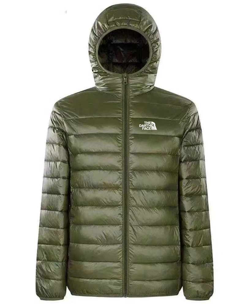 Autumn/Winter Men's Extra Large Coat Thick Coat Outdoor Winter Men's Warm Zipper Street Style Coat Plus Size Jacket