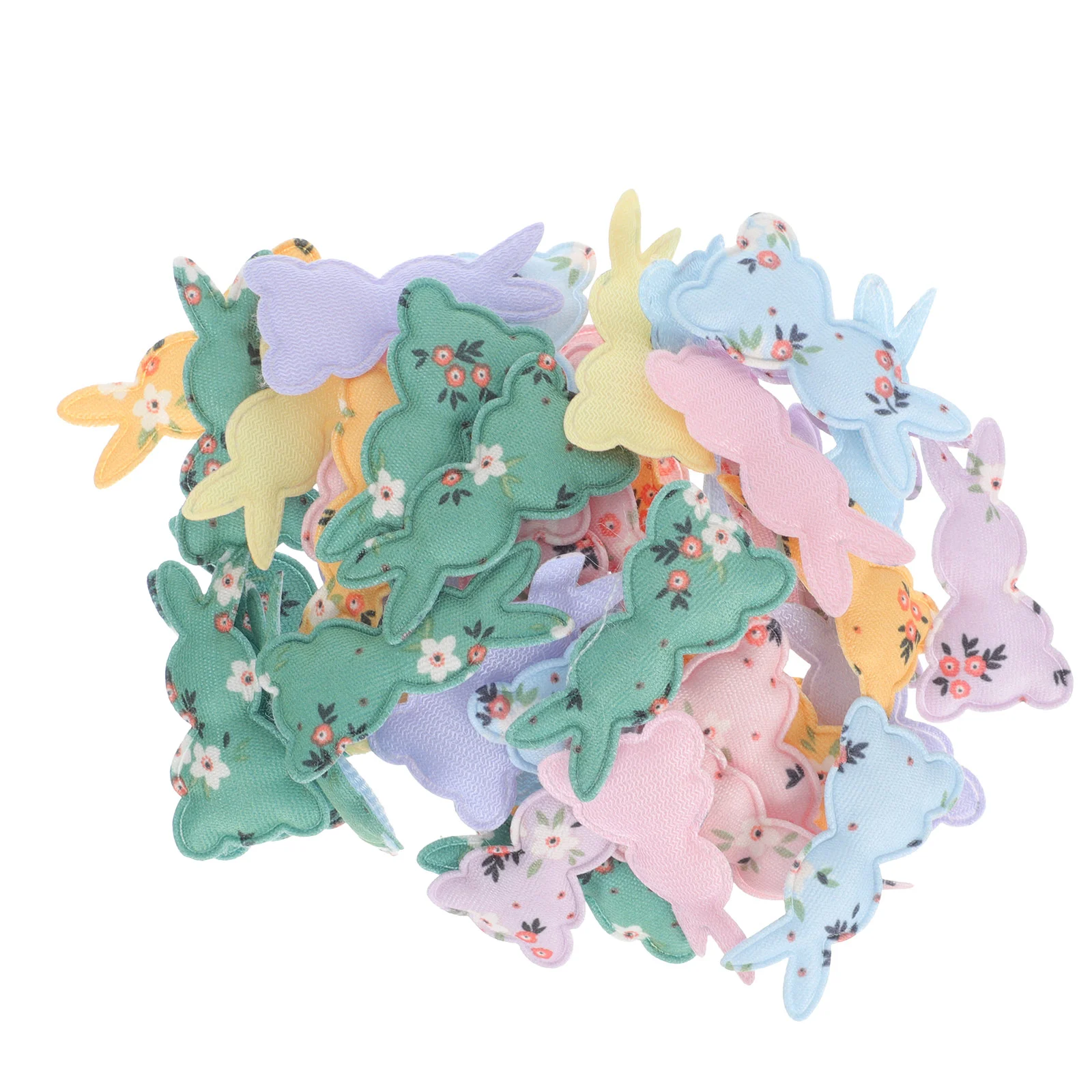 

50 шт., детские тканевые заколки для волос