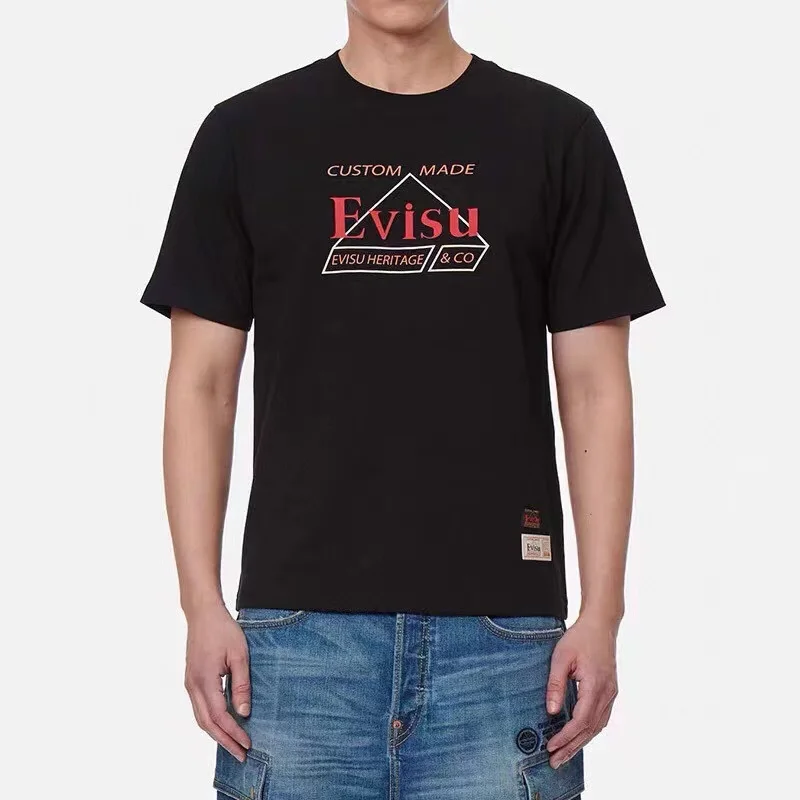 

Fashion Brand New Short Sleeve Printing Pattern Loose Couple Short Sleeve High Quality Daily Wear Fashion Boutique