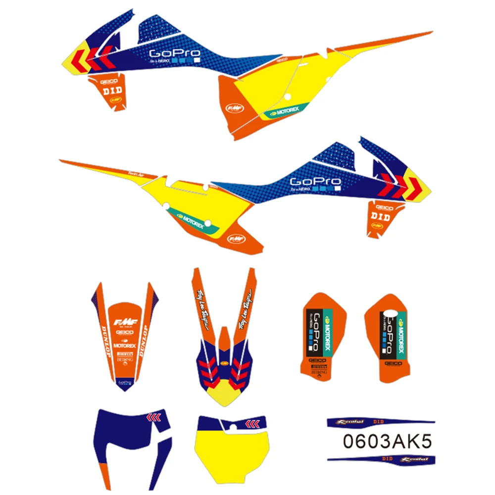 

Graphics Decals Stickers Background For KTM 125 250 350 450 500 SX SXF XC XCF 2016 2017 2018 EXC EXCF XCW 2017 2018 2019