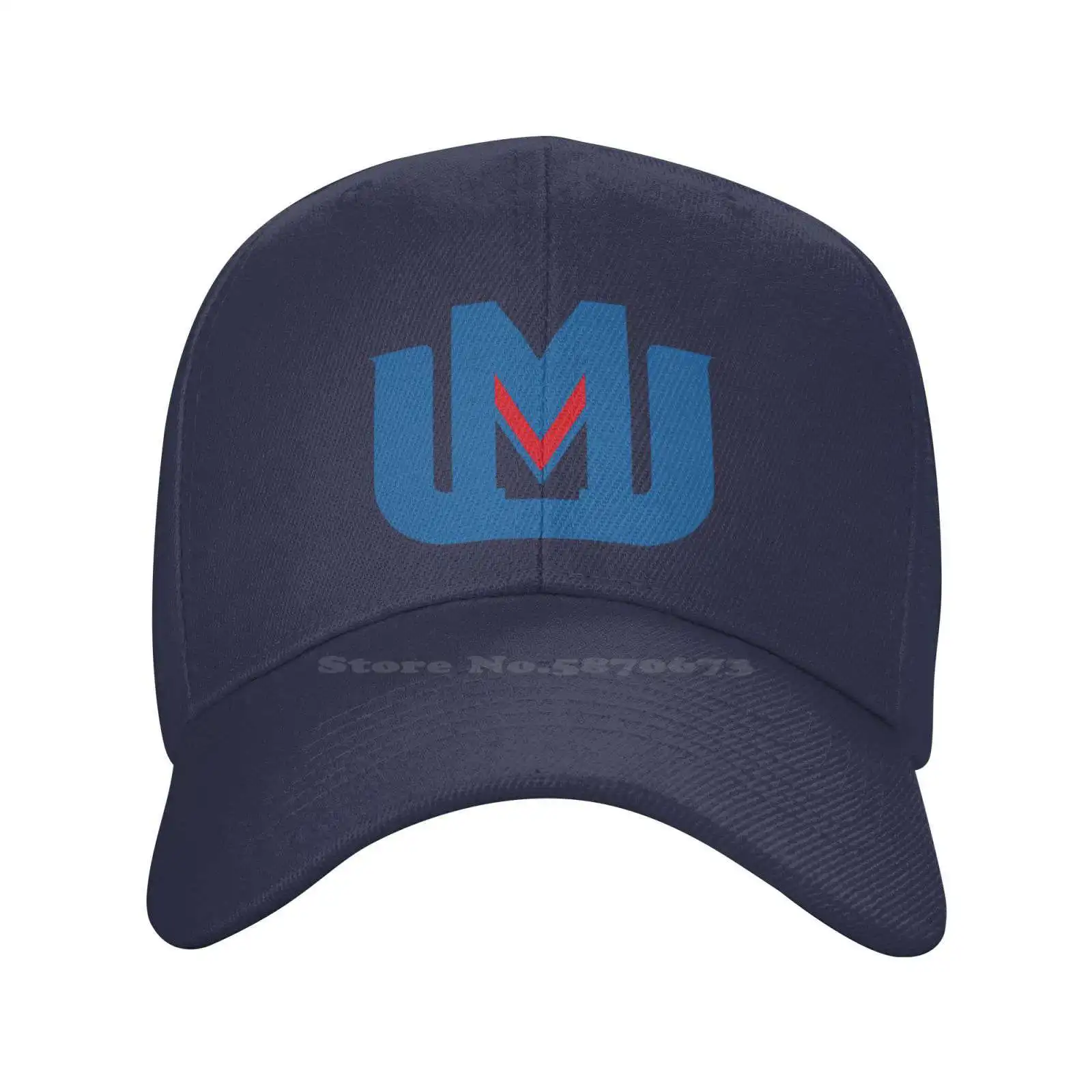 

Lzum Group Logo Print Graphic Casual Denim cap Knitted hat Baseball cap