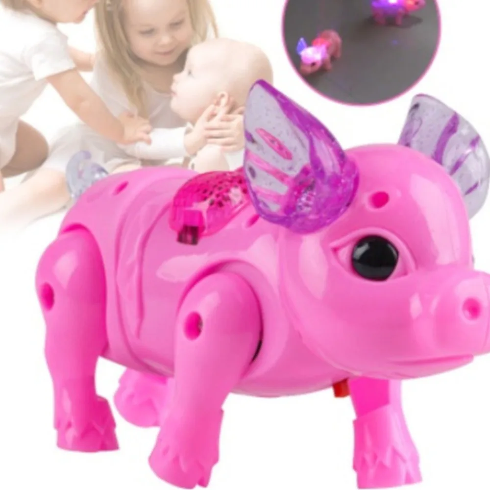 

Porco Brinquedo Luminoso De Porco Com Guia Elétrico