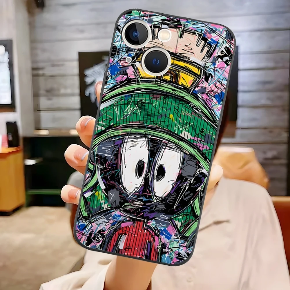 Чехол для телефона M-Marvin The Martian Iphone 15 Pro Max 14 16 Plus 13 Mini 11 12 Xr X Xs 7 8 задняя крышка
