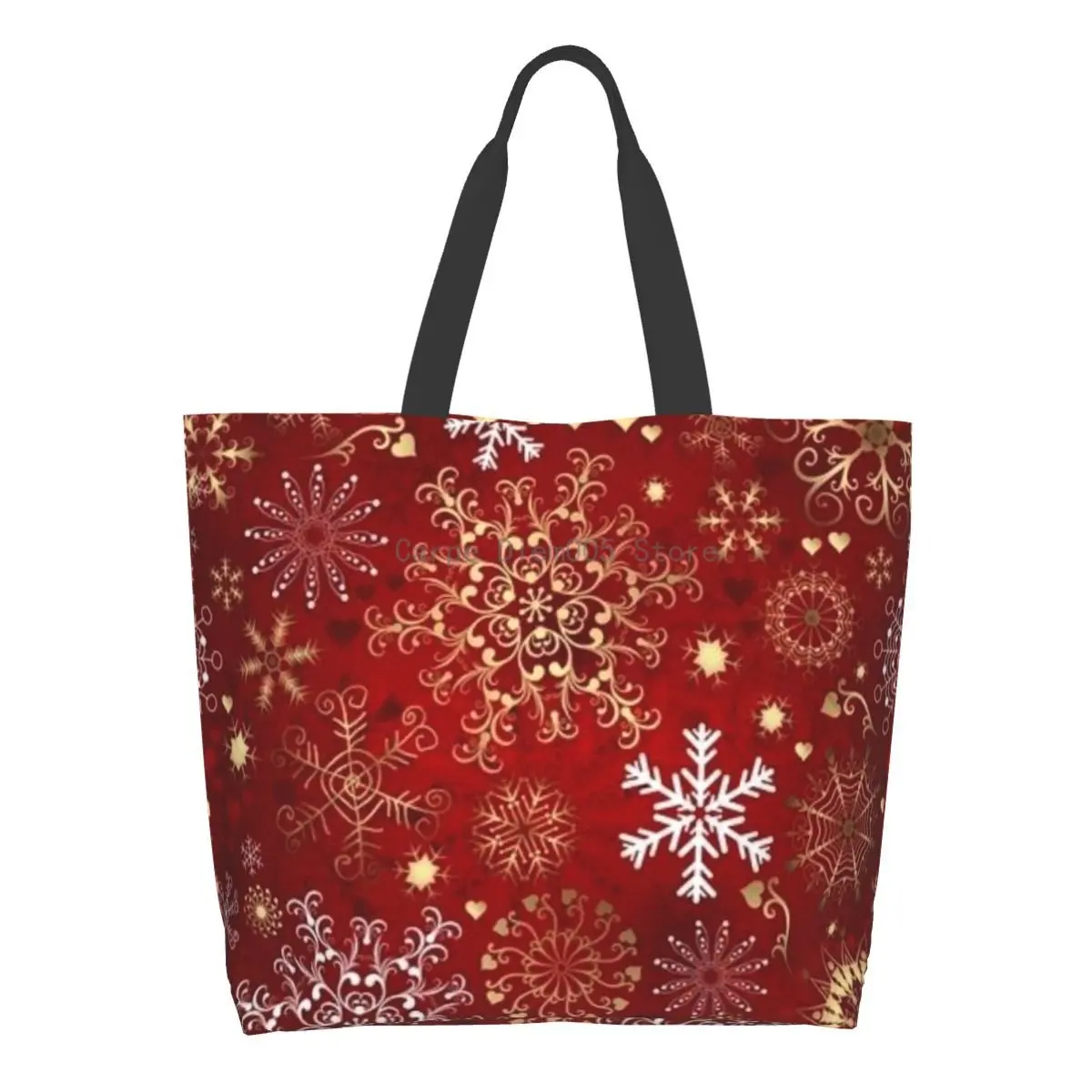 

Women Shoulder Bag Christmas Large Capacity Shopping Grocery Tote Bag For Ladies