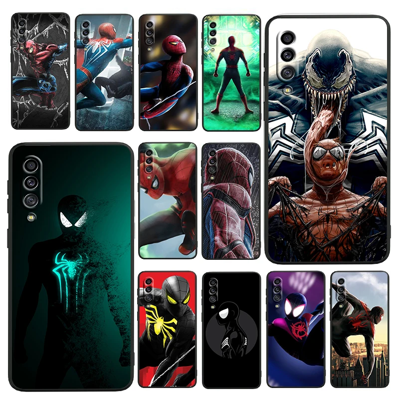 

Marvel Spiderman Character For Samsung Galaxy A73 A72 A71 A70 A53 A52 A51 A50 A42 A41 A40 A33 A32 A31 A30 A30S Black Phone Case