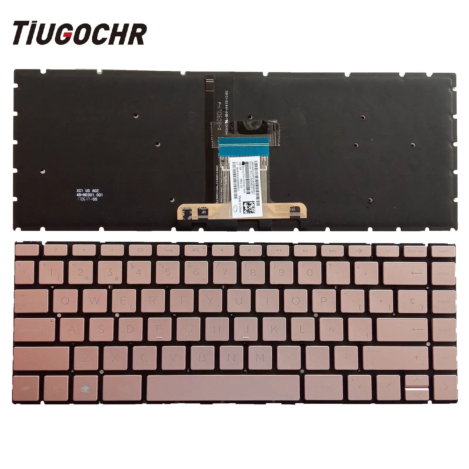 

SP-клавиатура для HP 14-BD 14-CC 14-CD 14m-cd 14-CE 14-CF 14-CK 14-CM Золотая подсветка