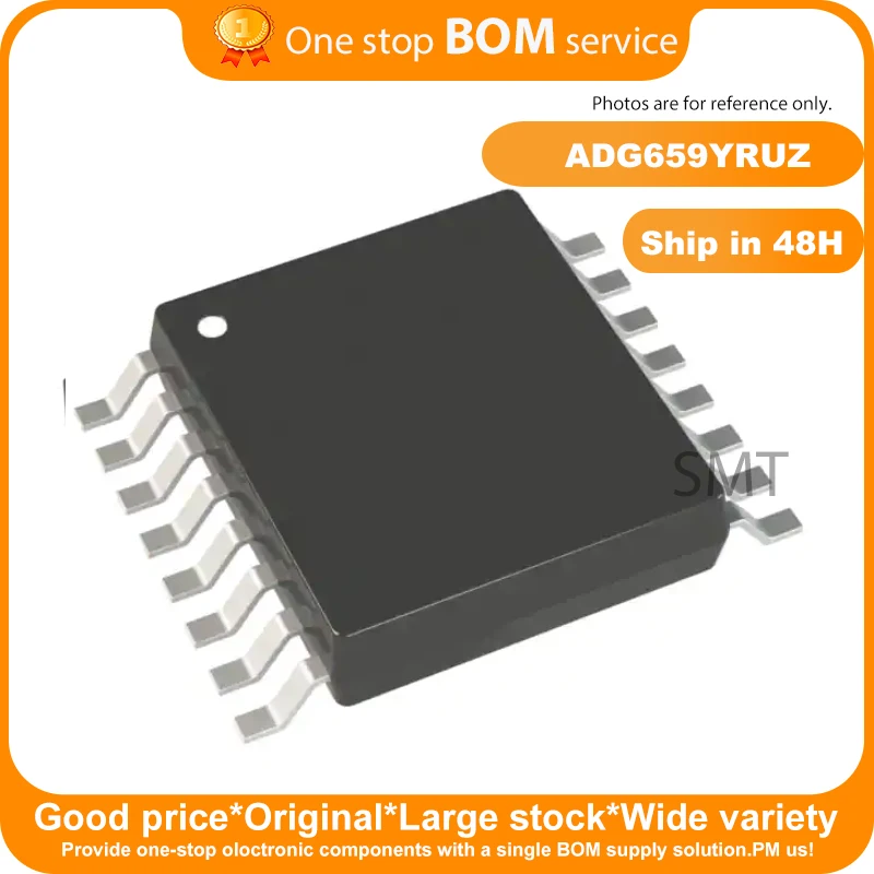 

ADG659YRUZ New Original IC SWITCH SP4T X 2 75OHM 16TSSOP,1 PCS For Analog Devices Inc. Multiplexer Switch ICs,SMD/SMT